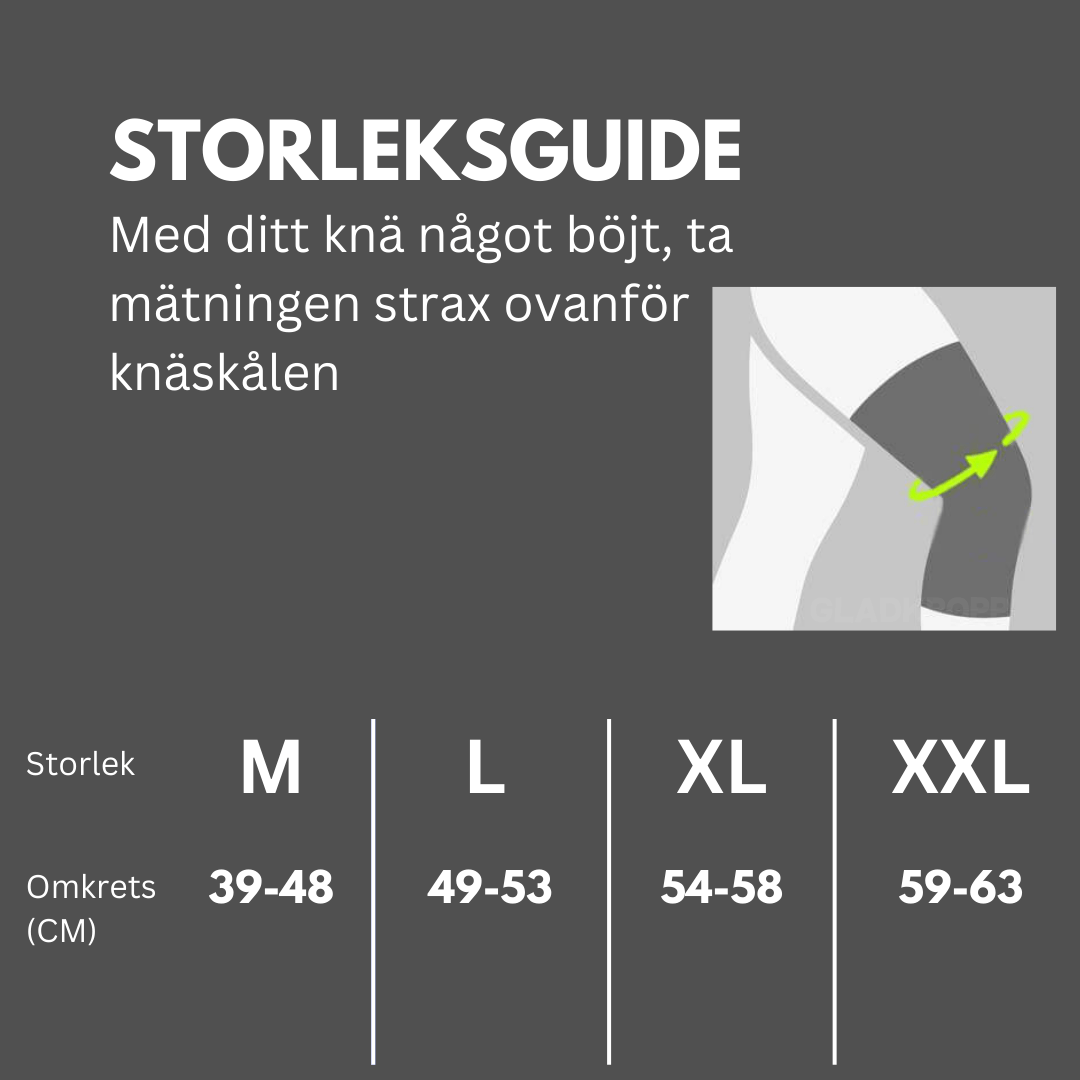 Knäskydd, elastiskt
