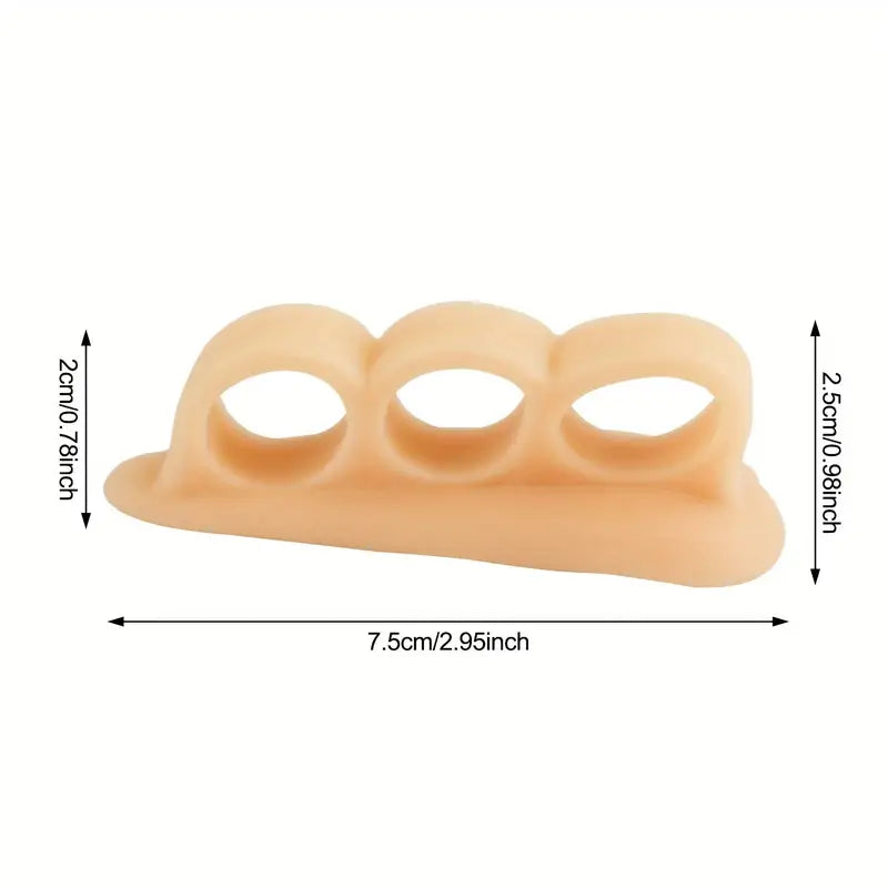 Silikon tåseparatorer – Mjuka & bekväma fotstöd (1 par)