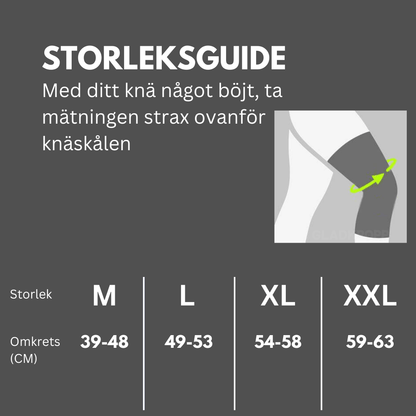 Knäskydd, elastiskt