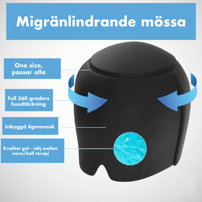 Migränlindrande Mössa - Lindrar Effektivt migrän, stress och inflammation