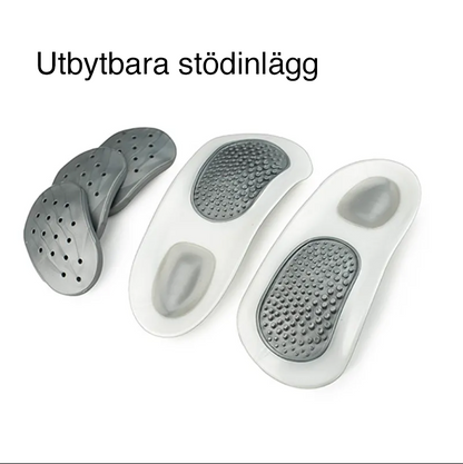 Hålfotsstöd med 4 justerbara inlägg för anpassat stöd